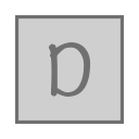 D_ square_ Letter D Icon