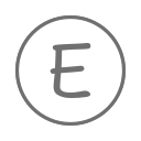 E_ round_ Letter e Icon