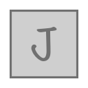 J_ square_ Letter J Icon