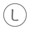 L_ round_ Letter L Icon