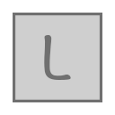 L_ square_ Letter L Icon