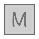 M_ square_ Letter M Icon