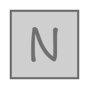 N_ square_ Letter N Icon