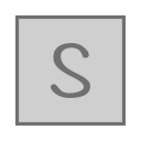 S_ square_ Letter S Icon
