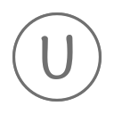 U_ round_ Letter U Icon