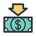 Color block - money Icon