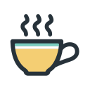 Color block tea cup Icon
