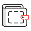 Line drawing color - folder Icon