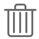 Trash can deletion Icon