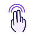 Double finger double click Icon