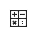 Linear icon calculator Icon