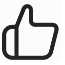 give the thumbs-up Icon