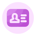 Electronic business card Icon