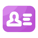 Electronic business card Icon