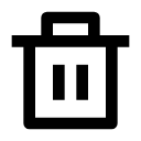 Delete - line Icon