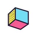Memphis - cube-1 Icon