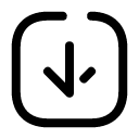 Arrow - Down Square Icon