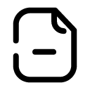 Paper Negative Icon