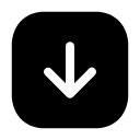 Arrow - Down Square Icon