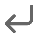 Cornerdownleft arrow Icon
