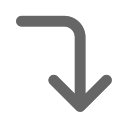 Cornerrightdown arrow Icon
