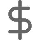 Dollar sign money Icon