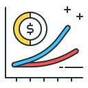 costs-revenues-chart Icon