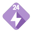 Hourly power connection Icon