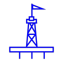 drilling platform Icon