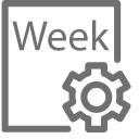Weekly report push configuration Icon