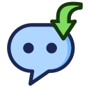 Receive message template Icon
