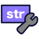 String processing template Icon