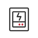 Power exchange cabinet Icon