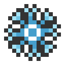 Pixels - snowflakes Icon