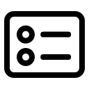 B_ Task list_ negative Icon
