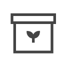 Package environmental protection box Icon