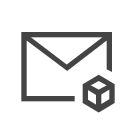 Parcel delivery SMS Icon