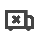 Truck loading cancellation Icon