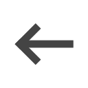 Arrow_ towards the left Icon