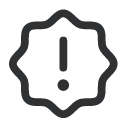 CircleWavyWarning Icon