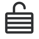 LockLaminatedOpen Icon