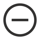 Circle delete line Icon