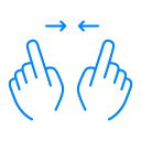 Screen gesture operation Icon Icon