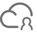 Cloud contact Icon