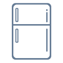 Daily household appliances refrigerator Icon