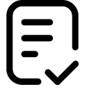 Hand in the paper Icon