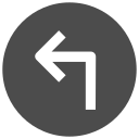 Turn left Icon