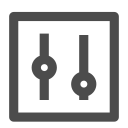 Electric control - wire Icon