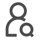 Personnel query - line Icon