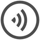 Sound playback - line Icon